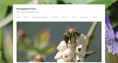 Desktop Screenshot of honeypondfarm.com